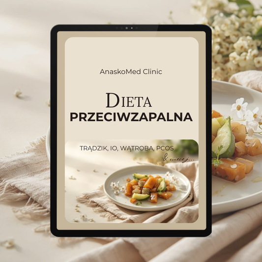 Dieta przeciwzapalna: trądzik, IO, wątroba, PCOS